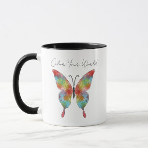 Caneca Borboleta Color Splash
