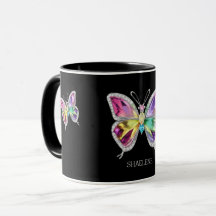 Borboleta Cristal Rainbow