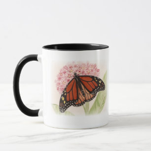 Caneca Borboleta-de-Monarca e caneca-de-lagarta