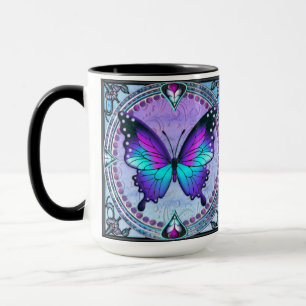 Caneca Borboleta de sublimação com fundo
