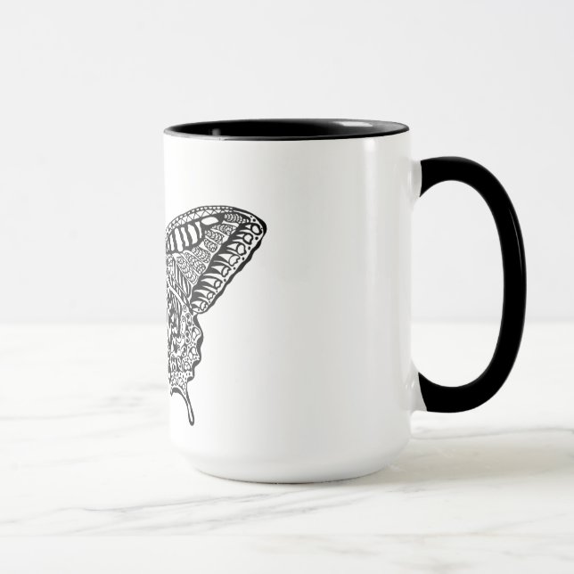 Caneca Borboleta do estilo (Direita)