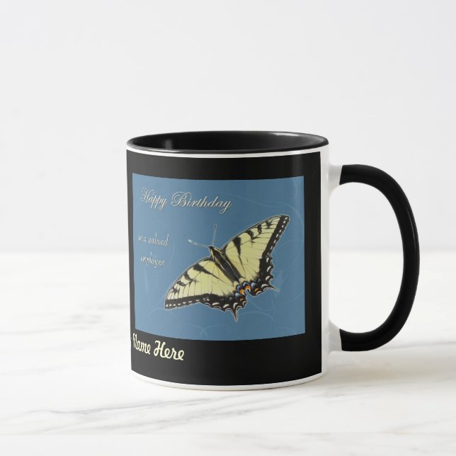 Caneca Borboleta do Swallowtail de Tigre (Direita)
