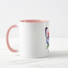 Caneca Borboleta e Flores