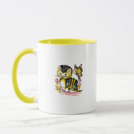 Caneca Borboleta e Kitten
