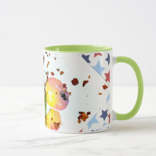 Caneca Borboleta estrelado, café verde da campainha (Direita)