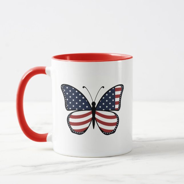 Caneca Borboleta EUA Sublimation-62614 (Esquerda)