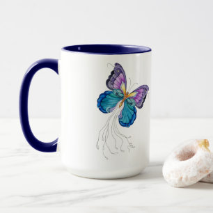 Caneca Borboleta Fanciosa