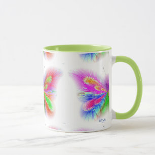 Caneca Borboleta Flor