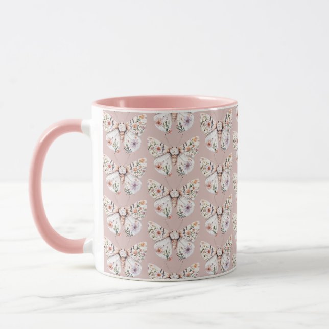 Caneca Borboleta Floral Boho Wildflower (Esquerda)