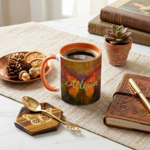 Caneca Borboleta personalizada fancy