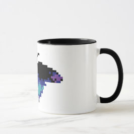 Caneca Borboleta pixel