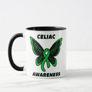 Caneca Borboleta/Sensibilização...Celiac Mug