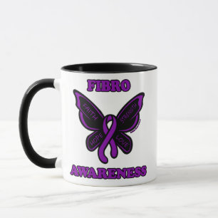 Caneca Borboleta/Sensibilização...Fibro Mug