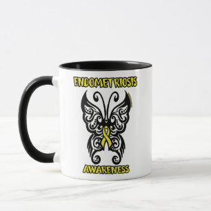 Caneca Borboleta/Tribal... Endometriose