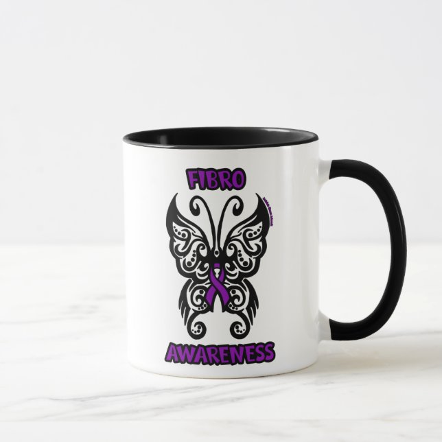 Caneca Borboleta/Tribal...Fibro (Direita)