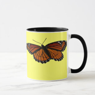 Caneca Borboleta Viceroy Belo Caráter Fotografia