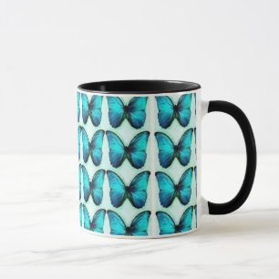 Caneca Borboletas azuis