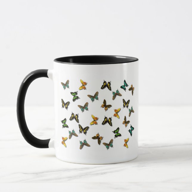 Caneca Borboletas coloridas (Esquerda)