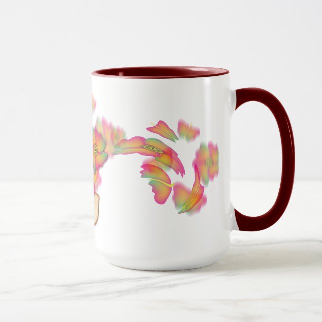 Caneca Borboletas e flores (Direita)