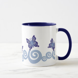 Caneca Borboletas em vôo
