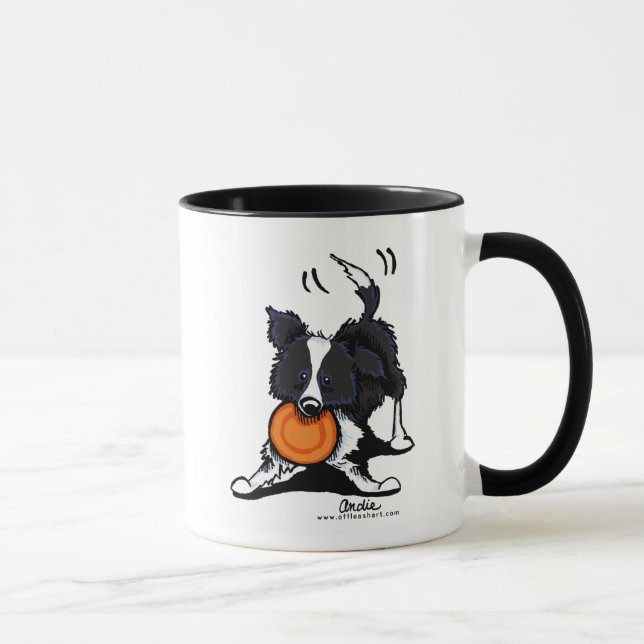 Caneca Borda Collie no Play (Direita)
