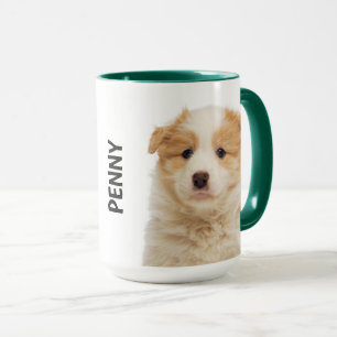 Caneca Borda Collie Personalizada