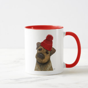 Caneca Borda com chat vermelho de bobble 3