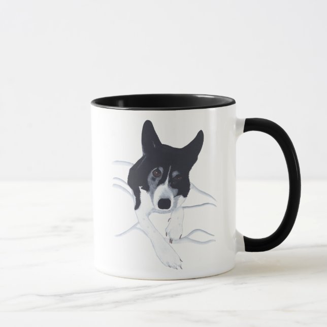 Caneca Borda do Carimbo Collie Dog Lover Mugs (Direita)