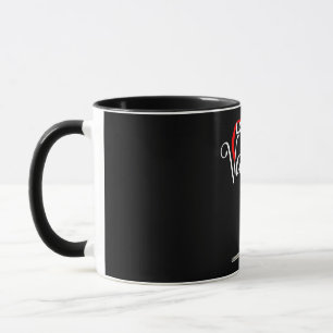 Caneca Bordo Love My Whippet Dog Dia de os namorados