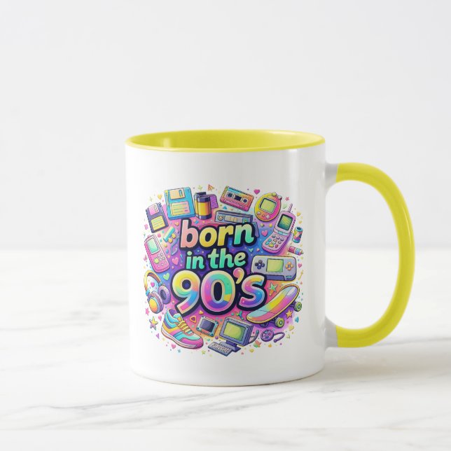 Caneca Born In The 90's (Direita)
