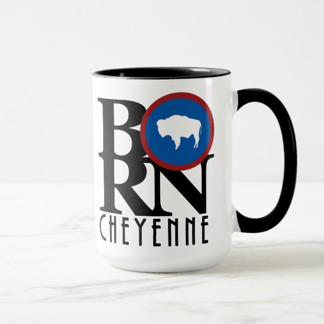 Caneca BORNN Cheyenne wyoming 15oz (Direita)