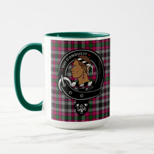 Caneca Borthwick Clan Crachá & Tartan