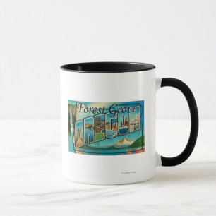 Caneca Bosque da floresta, Oregon - grandes cenas da