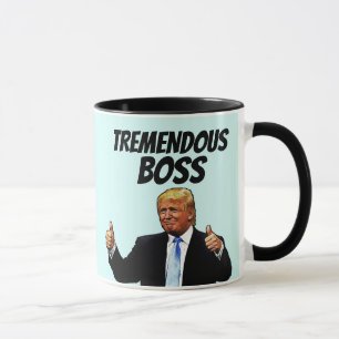 CANECA BOSS CAFÉ MUG, DONALALD TRUMP