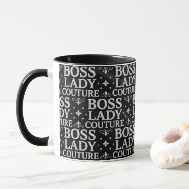 Caneca Boss Lady Couture (Com Donut)