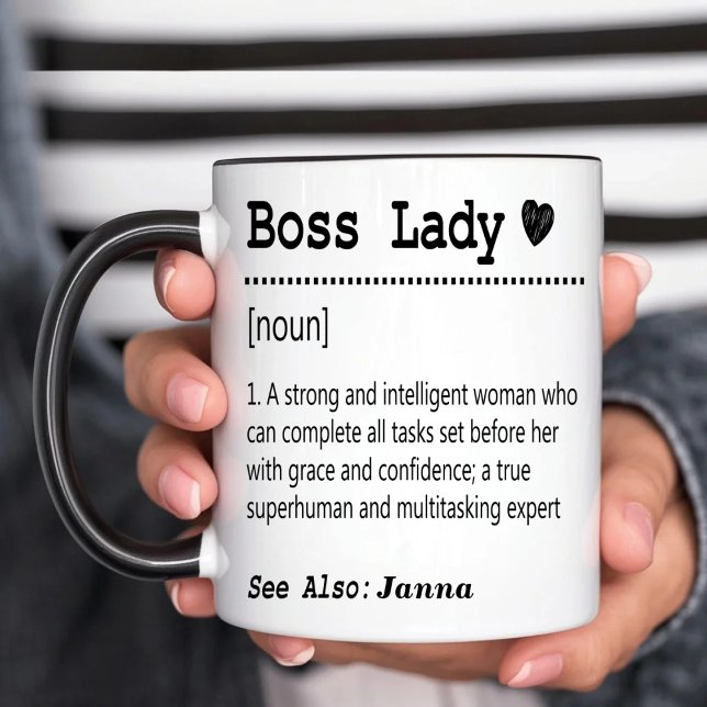 Caneca Boss Lady Definition (Criador carregado)