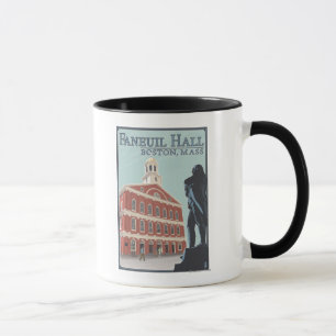 Caneca Boston, Massachusetts Faneuil Hall View