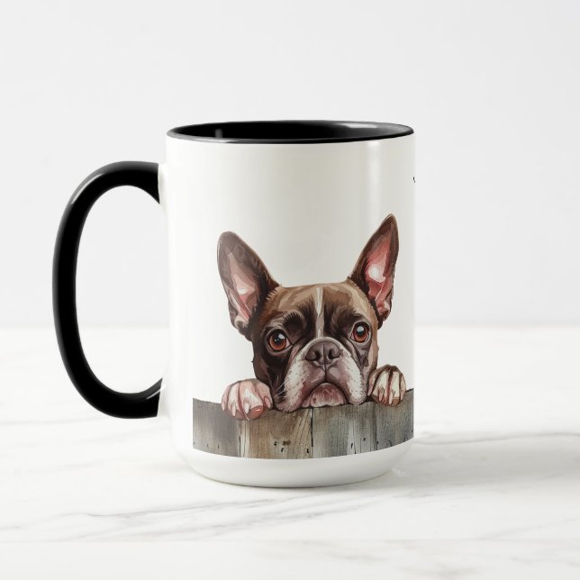 Caneca Boston Terrier Dog Mug (Esquerda)