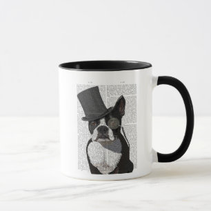 Caneca Boston Terrier, Formal Hound e Chapéu