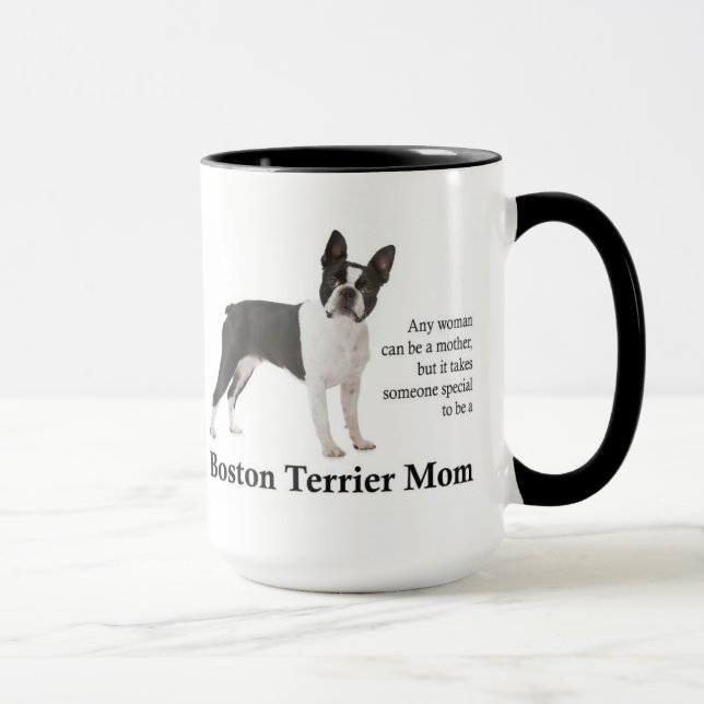 Caneca Boston Terrier Mãe Mug (Direita)