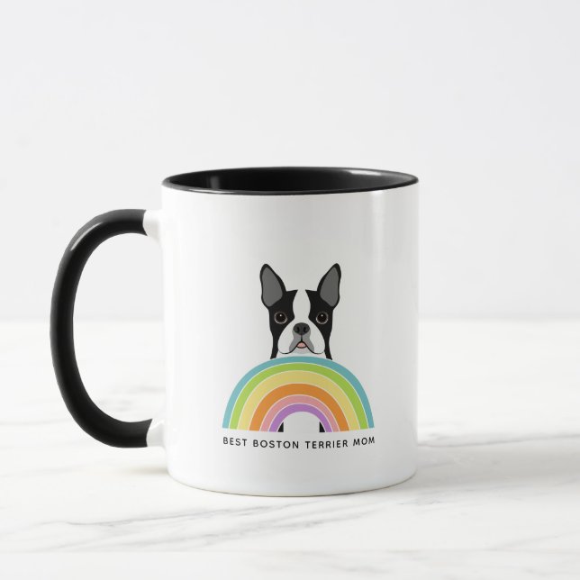 Caneca Boston Terrier Mugs (Esquerda)