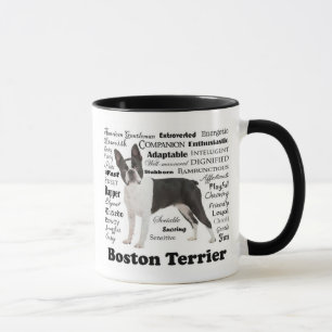 Caneca Boston Terrier Traça Mug
