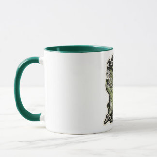Caneca Botanical Aesthetic Green Embroidery Style mugs