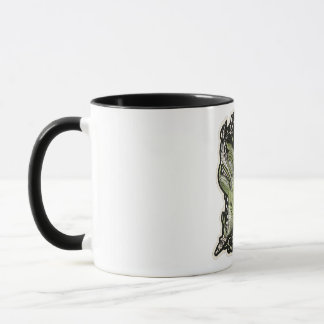 Caneca Botanical Aesthetic Green Embroidery Style mugs