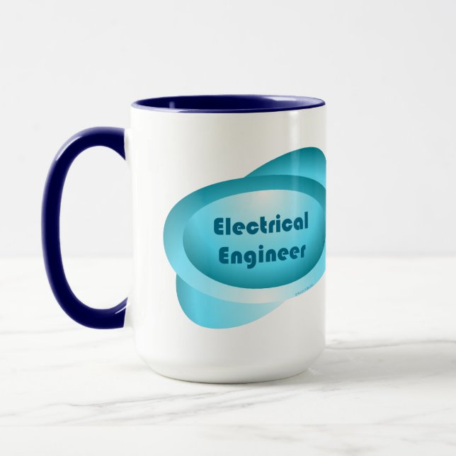 Caneca Botão do Engenheiro elétrico (Esquerda)