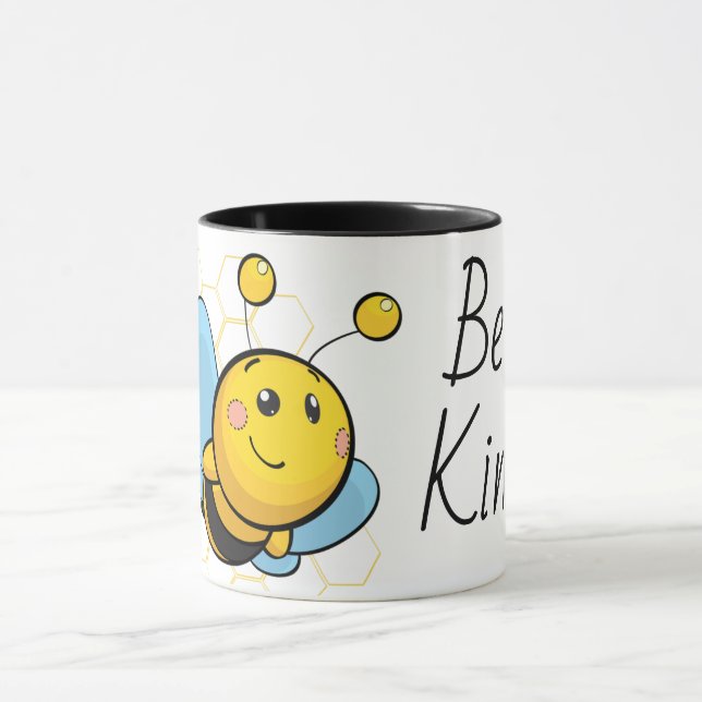 Caneca Botão Pinback Bonito De Abelha (Centro)