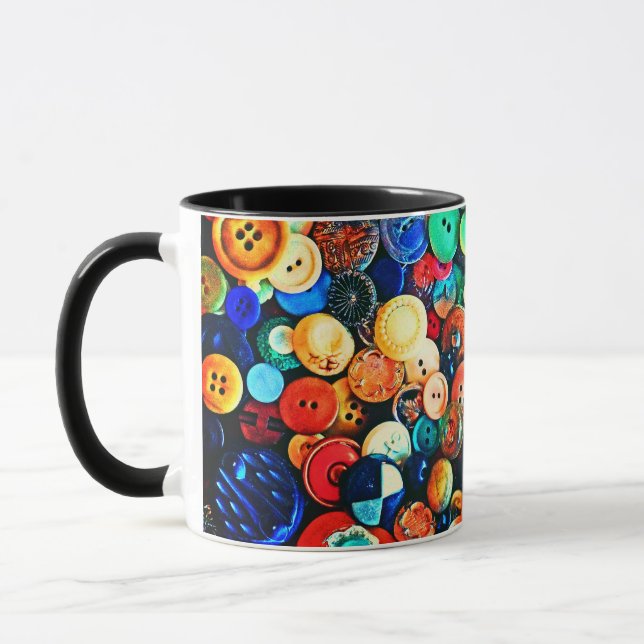 Caneca Botões Antigos (Esquerda)