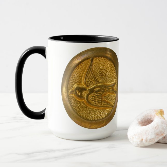 Caneca Botões antigos de Claritas (Com Donut)