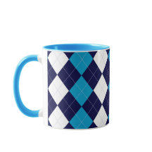 BoyBand Argyle Mug