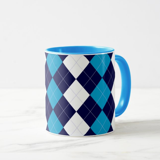 Caneca BoyBand Argyle Mug (Frente Esquerda)